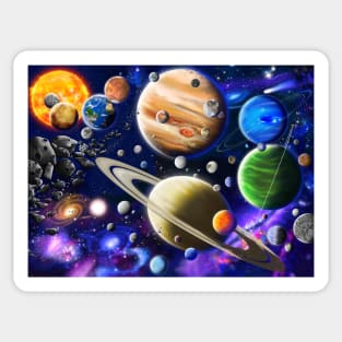 The Solar System Sticker